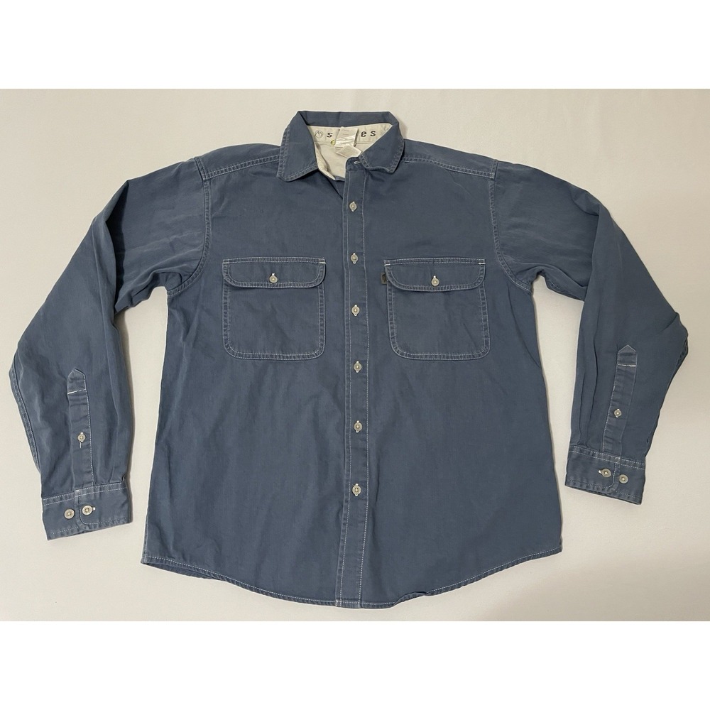 The North Face A5 Series Blue button up shirt mens size‎ S Long sleeve